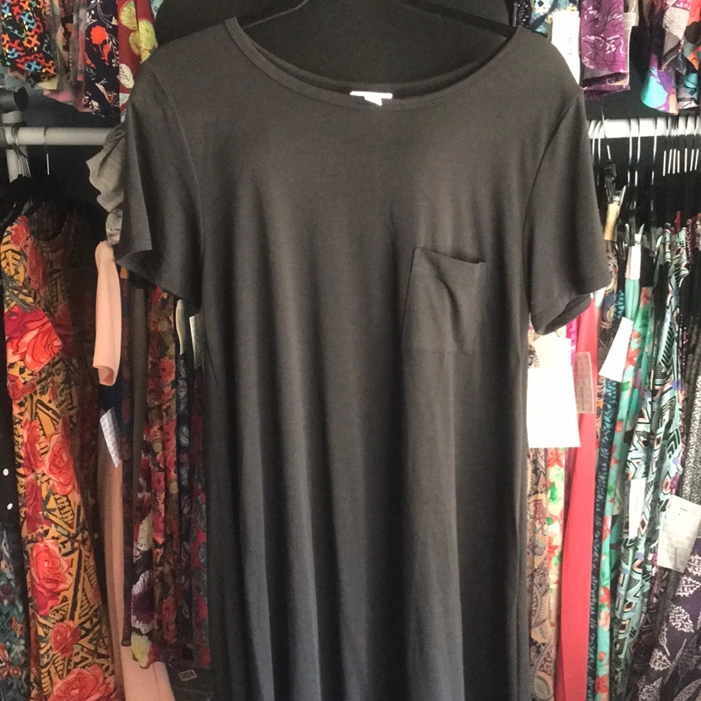 LuLaRoe Carly large solid black